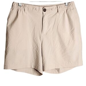 Chubbies 6" inseam Everywear tan swim trunks L